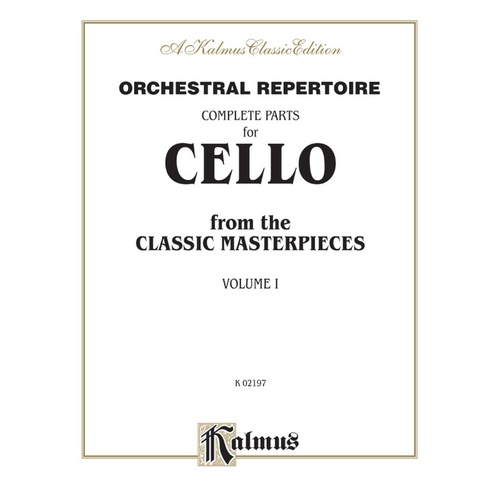 Cello Masterpieces Book 1