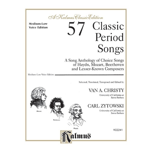 Classic Period Songs 57 Med/Low
