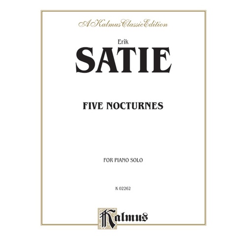 Kalmus Five Nocturnes Piano