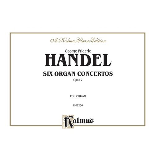 Organ Concertos 6 Op 7