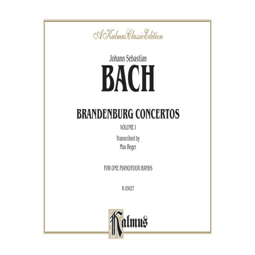 Brandenburg Concerto No 1 Piano Duet Sheet Music