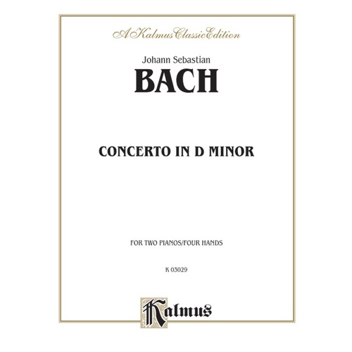Concerto BWV1052 D Min 2P4H