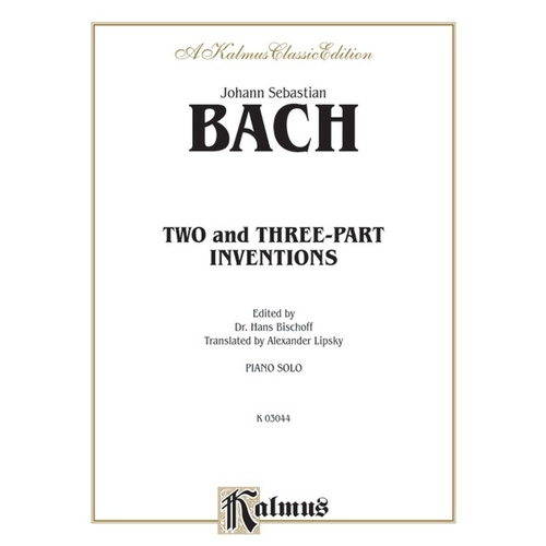 Inventions 2 & 3 Part Piano