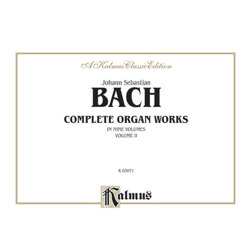 Bach Complete Organ Works Book 2