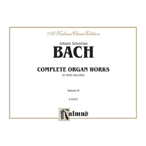 Bach Complete Organ Works Book 4