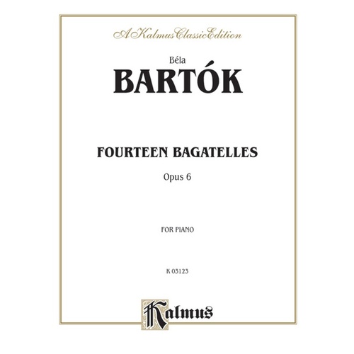 Bagatelles Op. 6 for Piano Sheet Music
