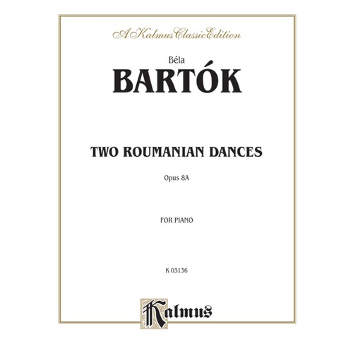 Roum Dances 2 Op 8A Piano