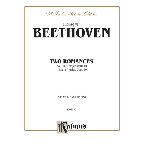 Romances 2 Op 40/50 Violin