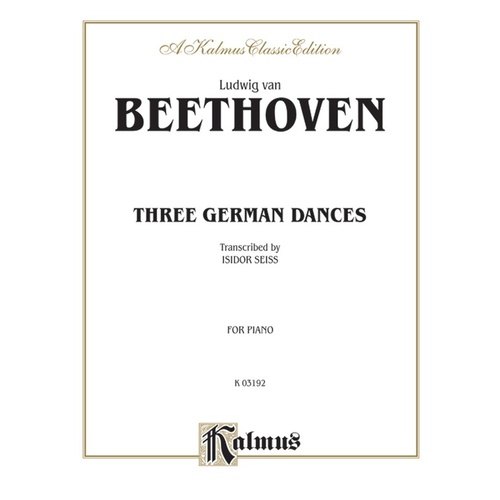 German Dances 3 For Piano