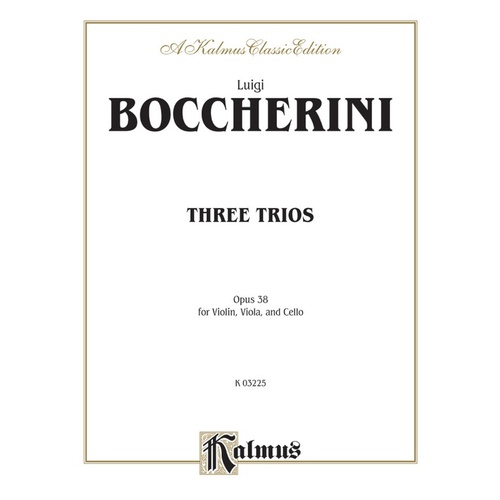 String Trios 3 Op 38 Chamber Sheet Music