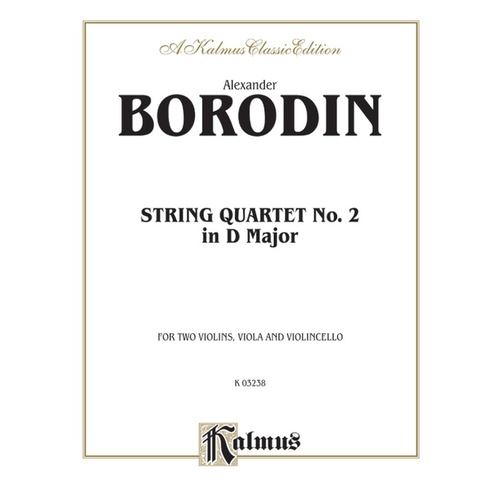 String Quartet No 2 D - Chamber Sheet Music