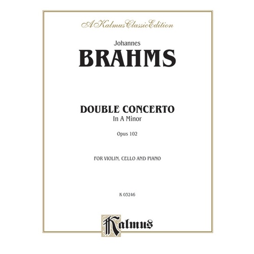 Double Concerto Op 102 Piano Trio