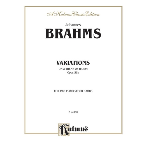 Variations Op 56B Piano Sheet Music