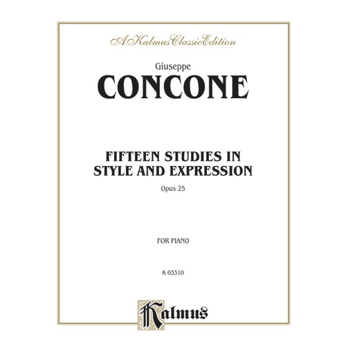 Studies 15 Op 25 Piano Sheet Music