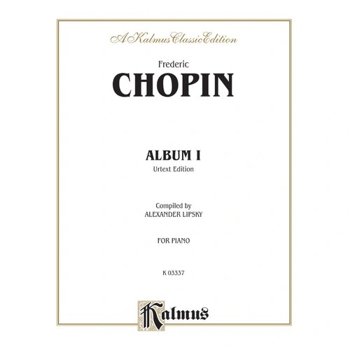Album for Piano BK 1 Ed Scholtz - Urtext Edition, Chopin Works including Waltzes, Mazurkas, Polonaises, Nocturnes, and Preludes.