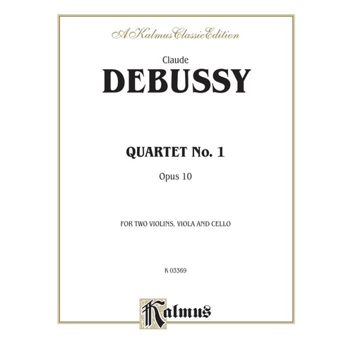 String Quartet Op 10 - Chamber Sheet Music