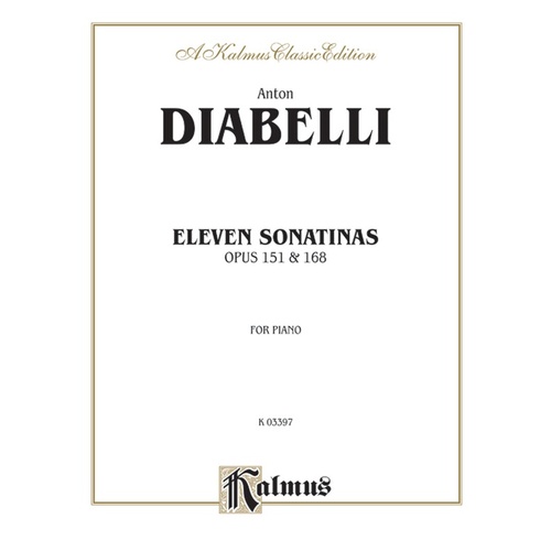 11 Sonatinas for Piano Op 151 and 168 Sheet Music