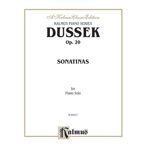 Sonatinas Op 20 Piano Sheet Music