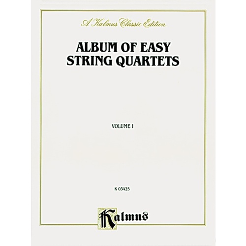 Album of Easy String Quartets Vol I - Chamber Sheet Music