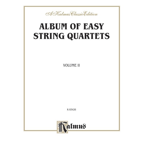 Album Of Easy String Quartets Volume Ii