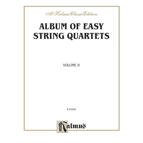 Album of Easy String Quartets Volume II - Chamber Sheet Music