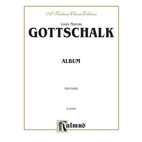 Gottschalk Album Piano Solos
