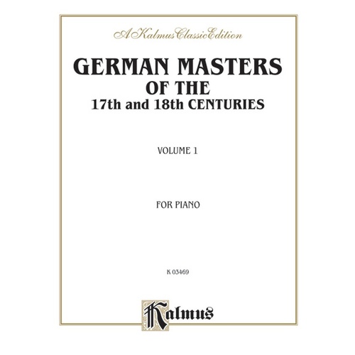 German Masters 17 & 18 Centuries Piano