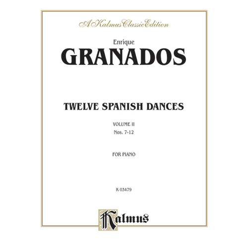 Spanish Dances Op. 5 Book 2 Nos. 7-12 Piano Sheet Music