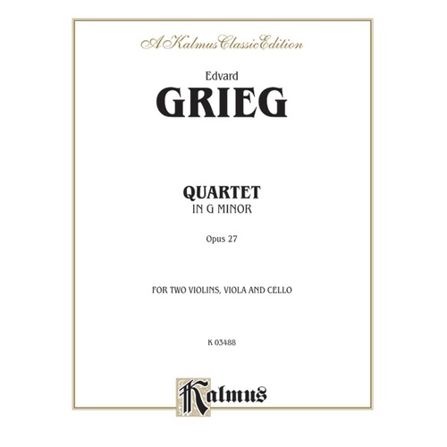String Quartet Op 27 - Chamber Sheet Music