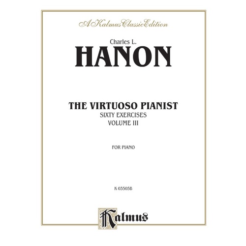 Hanon Virtuoso Pianist Book 3 P/S