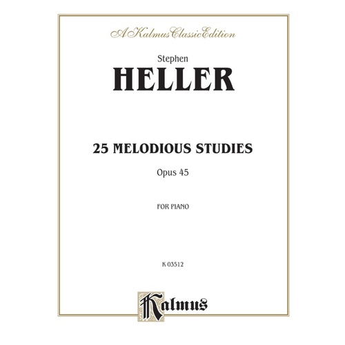 25 Melodious Studies Op 45 For Piano