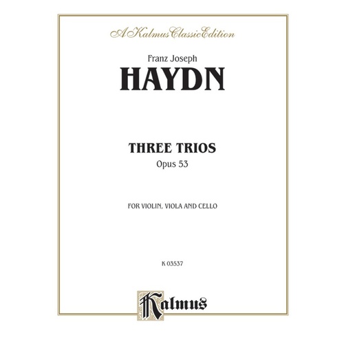 String Trios 3 Op 53 - Chamber Sheet Music