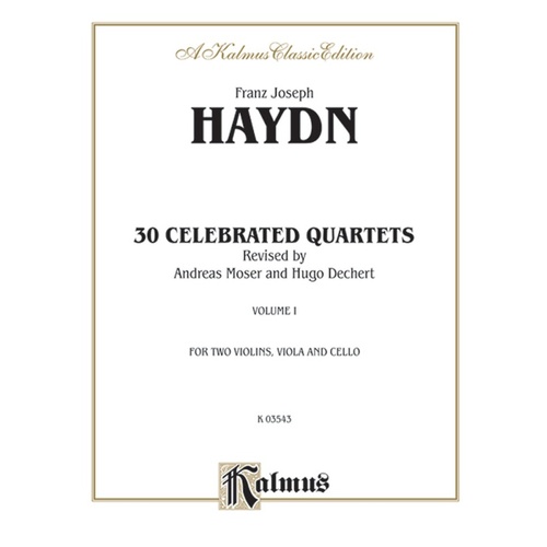 String Quartets 30 BK 1-4 Chamber Sheet Music