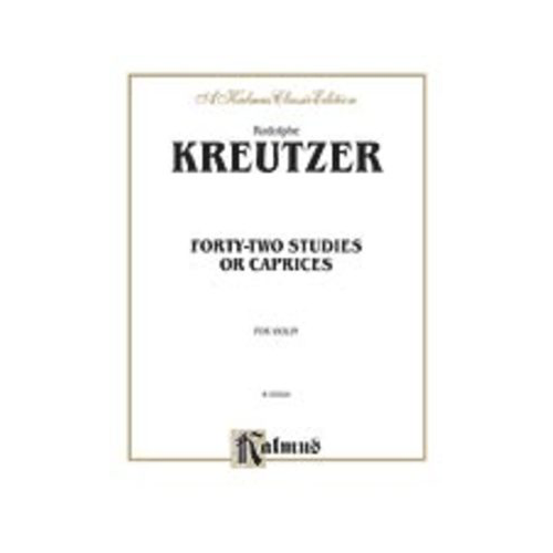 Kreutzer 42 Studies for Violin Sheet Music