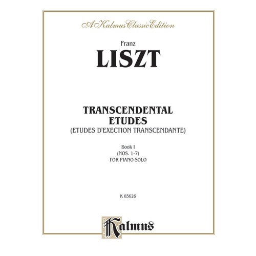 Etudes Dexecution Transcendante Book 1 Piano