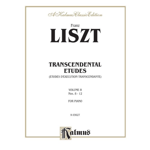 Etudes Dexecution Transcendante Book 2 Piano