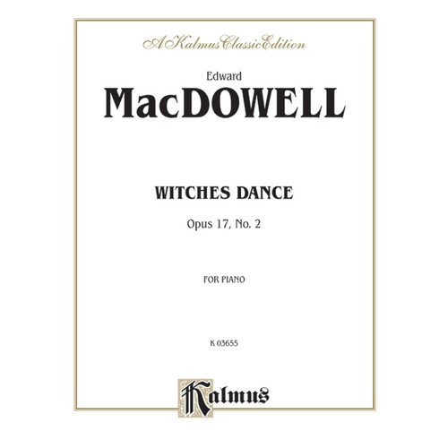 Witches Dance Piano Sheet Music