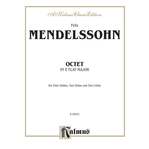 Octet Op 20 E Flat 4 Violin/2 Viola/2 Vc
