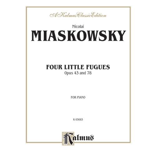 4 Little Fugues Piano Sheet Music