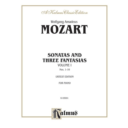 Sonatas and Three Fantasias Volume 1 Piano Sheet Music