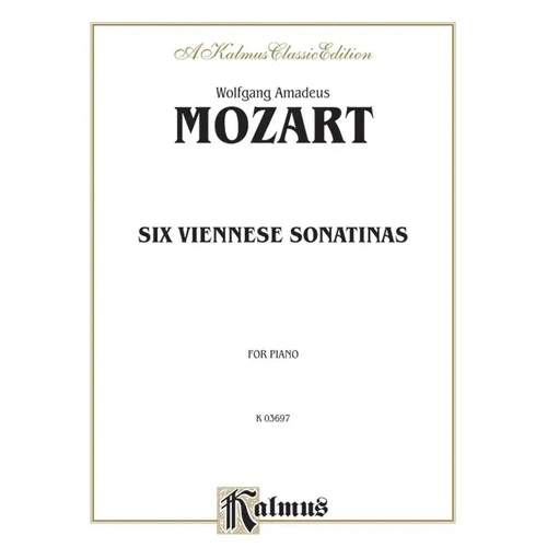 6 Viennese Sonatinas by Mozart - Kalmus K03697