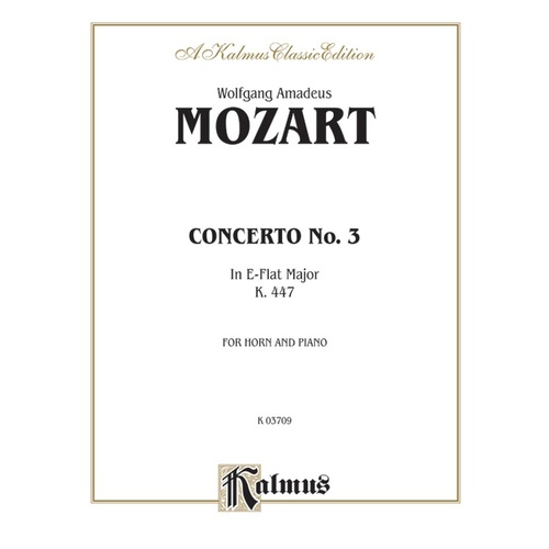 Horn Concerto No 3 K447