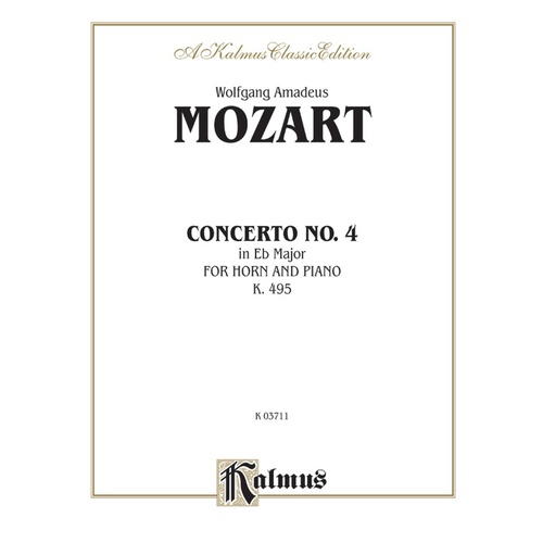 Horn Concerto No 4 K495