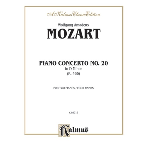 Piano Concerto No 20 K466 2P4H
