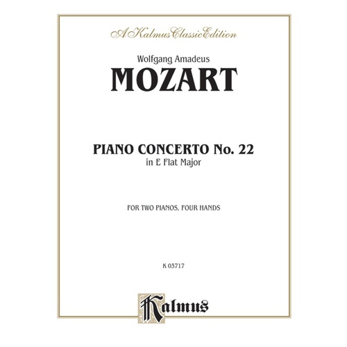 Piano Concerto No 22 K482 2P4H