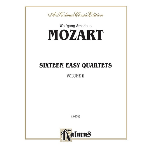 Easy Quartets 16 Book 2  For 2 Violin/Viola/Vc