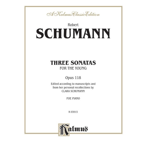 3 Sonatas Op 118 Piano