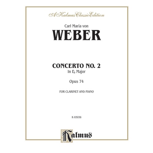 Clarinet Concerto No 2 Op 74