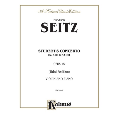 Students Concerto No 4 Violin Sheet Music
