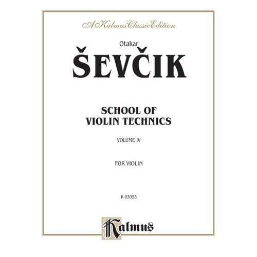 School Of Violin Technique Book 4